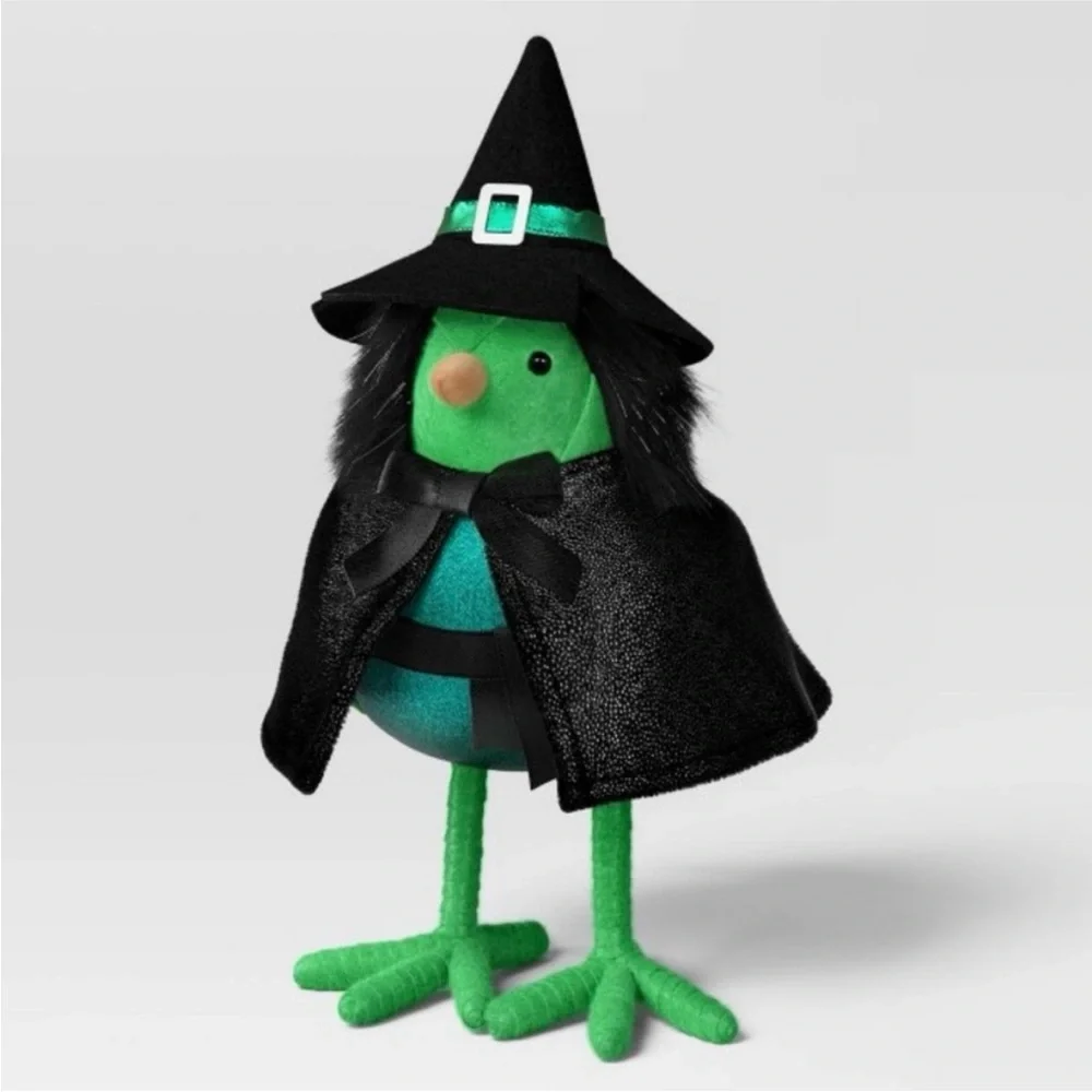 Target Featherly Friends Hyde & EEK! Halloween WICKED Elphaba Green Witch Bird